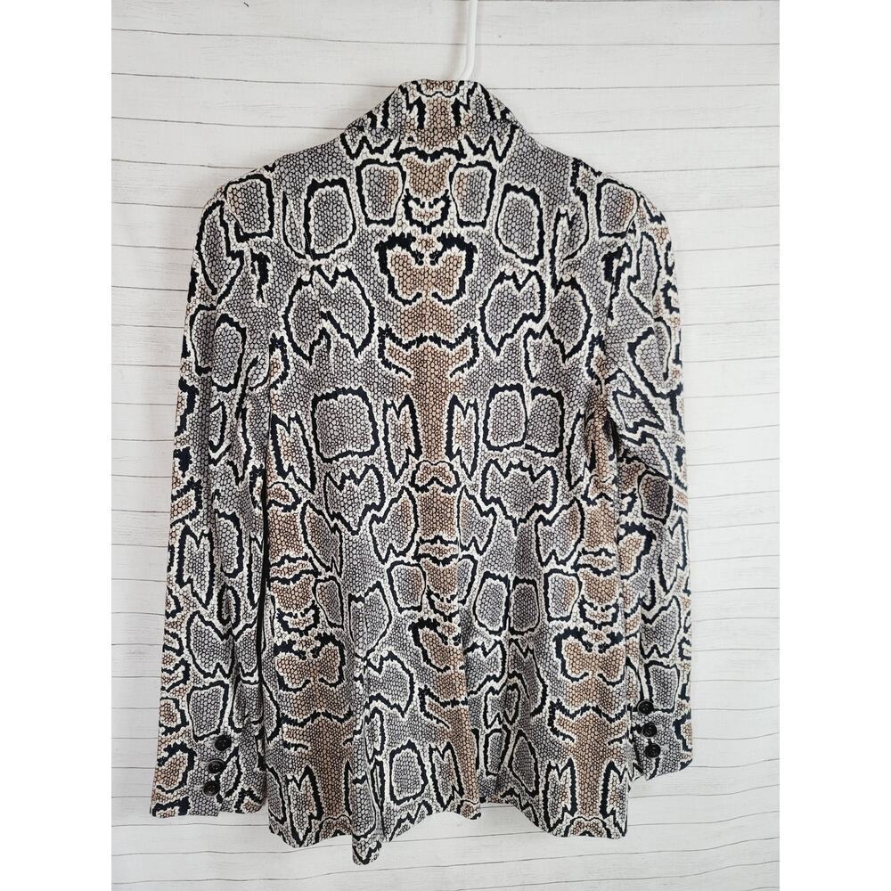 Cabi Python Snake Print Blazer, Sz 0 - image 8